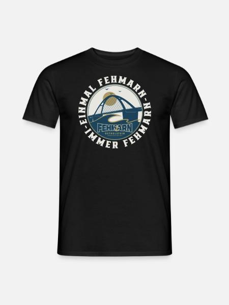 Fehmarn Ostsee - Männer T-Shirt - Schwarz