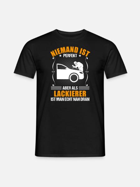 Fahrzeuglackierer Spruch Lackierer Geschenk - Männer T-Shirt - Schwarz