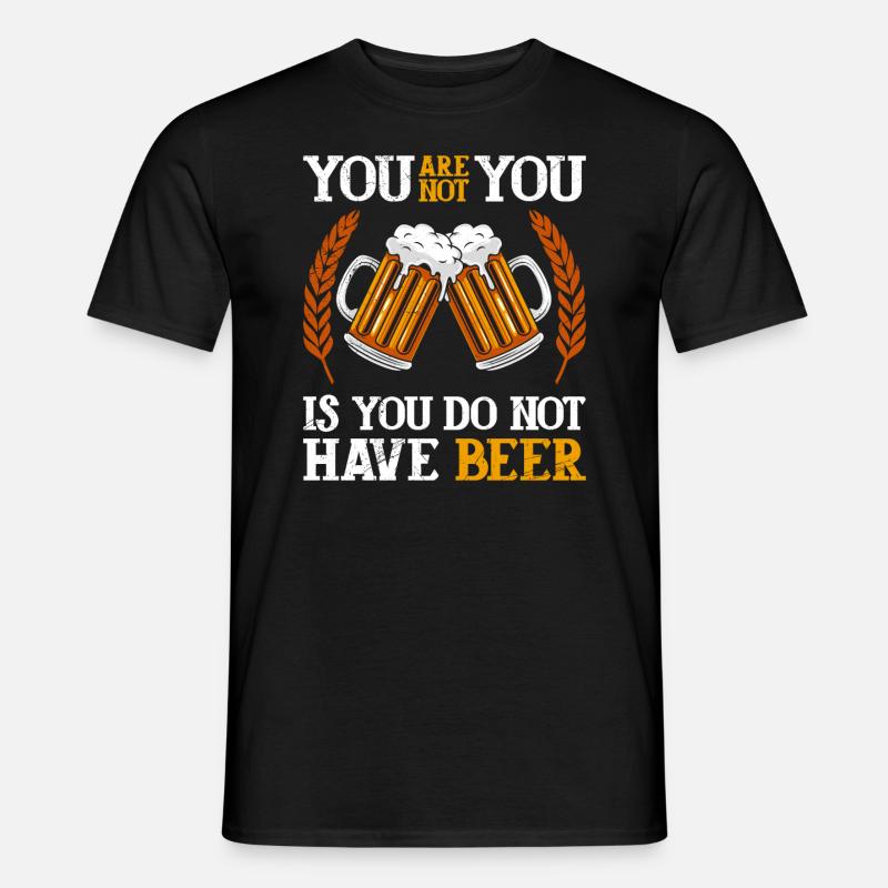 Beer Drinker Men Beer - Men's T-Shirt - black