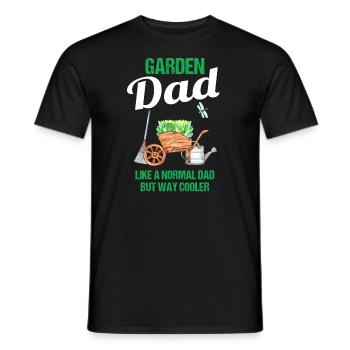 Garten Papa Lustiger Spruch Geschenk Herren - Männer T-Shirt - Schwarz - Vorne - AI Model Male 178 light (178cm)