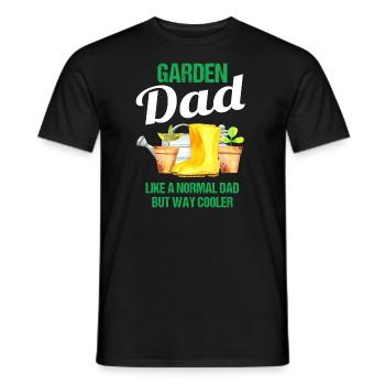 Garten Papa Lustiger Spruch Geschenk Herren - Männer T-Shirt - Schwarz - Vorne - AI Model Male 178 light (178cm)