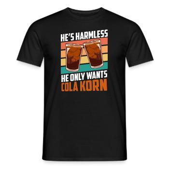 Il veut juste du grain de - T-shirt homme - noir - Devant - AI Model Male 178 light (178cm)