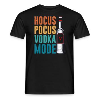 Hokus Pokus Vodka Mode Buveur de vodka - T-shirt homme - noir - Devant - AI Model Male 178 light (178cm)