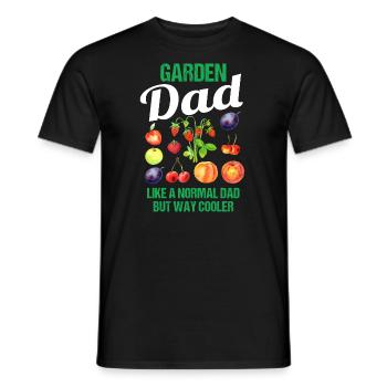 Garten Papa Lustiger Spruch Geschenk Herren - Männer T-Shirt - Schwarz - Vorne - AI Model Male 178 light (178cm)