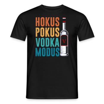 Hokus Pokus Vodka Mode Buveur de vodka - T-shirt homme - noir - Devant - AI Model Male 178 light (178cm)