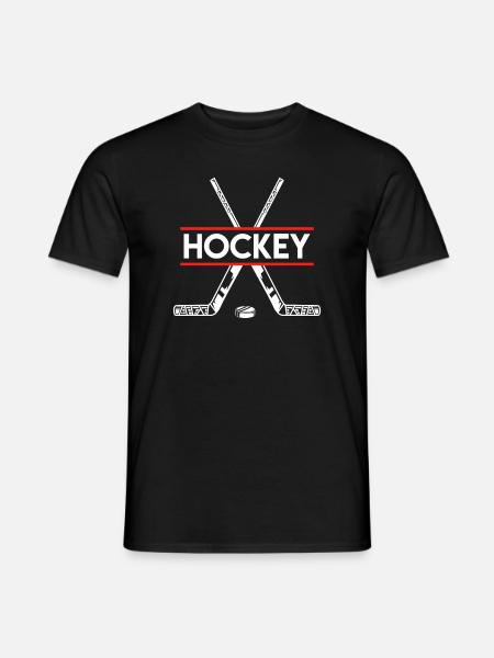 Hockey Hockey sur glace - T-shirt homme - noir