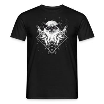 Occult Goth Gothic Punk Grunge - Men's T-Shirt - black - Front - AI Model Male 178 light (178cm)