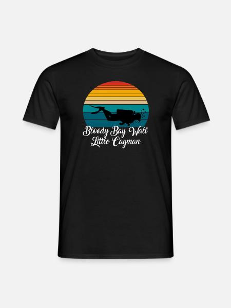 Bloody bay wall Little Cayman Diving - Men's T-Shirt - black