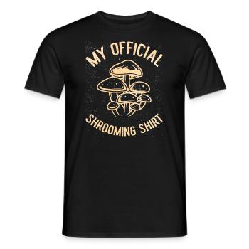 Mon cueilleur de champignons officiel cueillette de champignons - T-shirt homme - noir - Devant - AI Model Male 178 light (178cm)