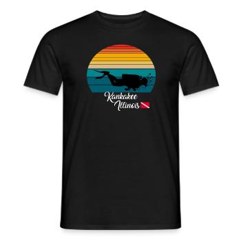 Kankakee Illinois Diving - Männer T-Shirt - Schwarz - Vorne - AI Model Male 178 light (178cm)