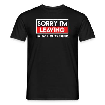 Farewell colleague last working day - Men's T-Shirt - black - Front - AI Model Male 178 light (178cm)