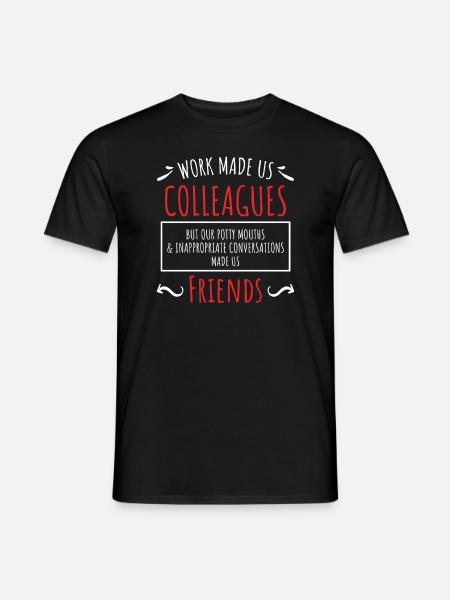 Arbeitskollege Freund Verabschiedung Jobwechsel - Mænd T-shirt - sort
