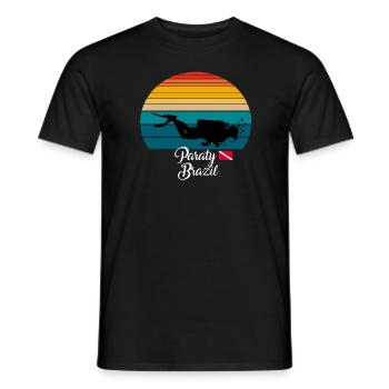 Paraty Brazil Diving - Männer T-Shirt - Schwarz - Vorne - AI Model Male 178 light (178cm)