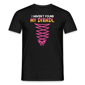 Mon dirndl levé i ned trouvé - T-shirt homme - noir - Devant - AI Model Male 178 light (178cm)