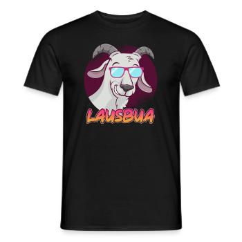 Lausbub - Männer T-Shirt - Schwarz - Vorne - AI Model Male 178 light (178cm)