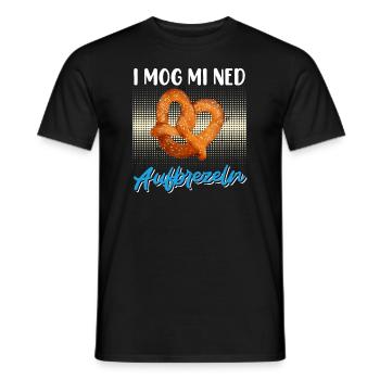 I mog mi ned aufbrezeln Damen Trachtenshirt - Männer T-Shirt - Schwarz - Vorne - AI Model Male 178 light (178cm)