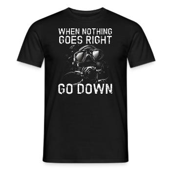 Apnoetaucher Freitaucher Freediver Scuba Taucher - Männer T-Shirt - Schwarz - Vorne - AI Model Male 178 light (178cm)