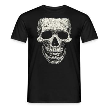 Crâne - T-shirt homme - noir - Devant - AI Model Male 178 light (178cm)