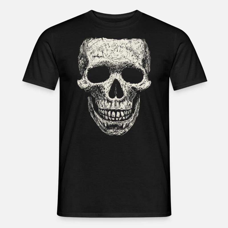 Crâne - T-shirt homme - noir