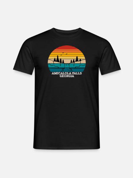 Amicalola Falls Géorgie - T-shirt homme - noir