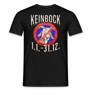 Keinbock Sternzeichen Astrologie Horoskop - Männer T-Shirt - Schwarz - Vorne - AI Model Male 178 light (178cm)