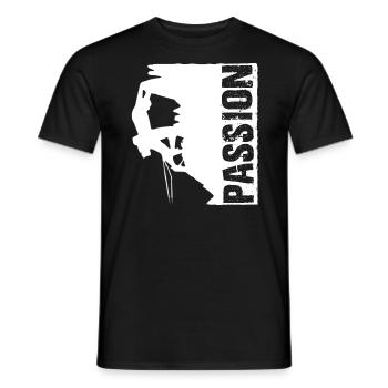 Climbing - Männer T-Shirt - Schwarz - Vorne - AI Model Male 178 light (178cm)