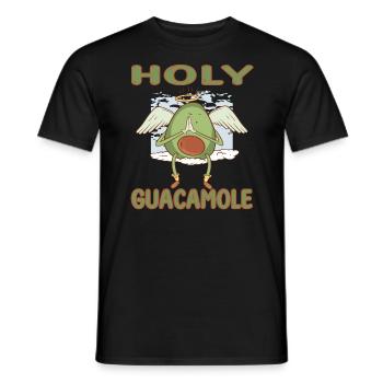 Holy Guacomole Avocado Lovers - Men's T-Shirt - black - Front - AI Model Male 178 light (178cm)