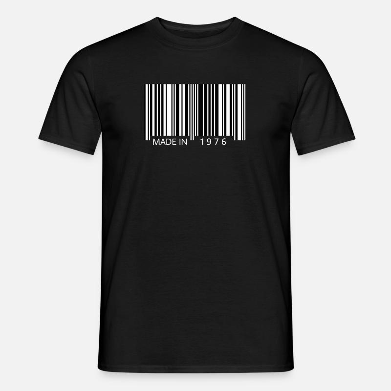 Made in 1967 Barcode Gift - Men’s T-shirt - black