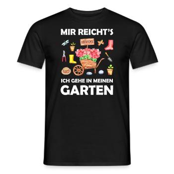 Garten Lustiger Spruch Hobbygärtner Geschenkidee - Männer T-Shirt - Schwarz - Vorne - AI Model Male 178 light (178cm)