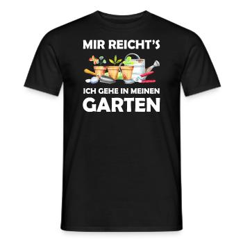 Garten Lustiger Spruch Hobbygärtner Geschenkidee - Männer T-Shirt - Schwarz - Vorne - AI Model Male 178 light (178cm)