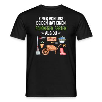 Garten Lustiger Spruch Hobby Gärtner Geschenkidee - Männer T-Shirt - Schwarz - Vorne - AI Model Male 178 light (178cm)