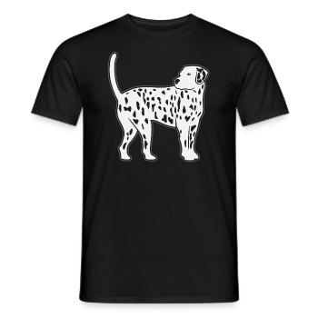 Dalmatian Dog Dog Lovers Gift - Men's T-Shirt - black - Front - AI Model Male 178 light (178cm)
