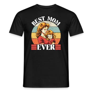 Meilleure maman de tous les temps - T-shirt homme - noir - Devant - AI Model Male 178 light (178cm)