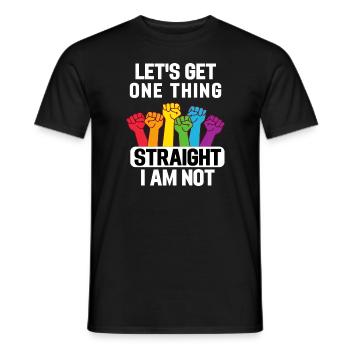 Regenbogen Faust Gay Pride Month Geschenk LGBT - Männer T-Shirt - Schwarz - Vorne - AI Model Male 178 light (178cm)