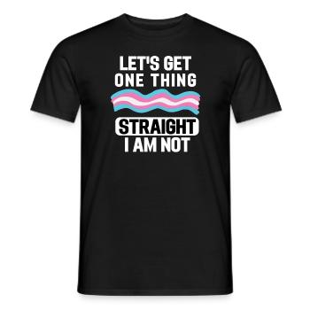 Mois de la fierté transgenre LGBT Cadeau Transsexuel - T-shirt homme - noir - Devant - AI Model Male 178 light (178cm)