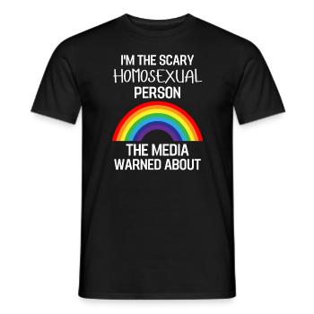 Pride Month Rainbow Gay Pride Gift LGBT - Men's T-Shirt - black - Front - AI Model Male 178 light (178cm)