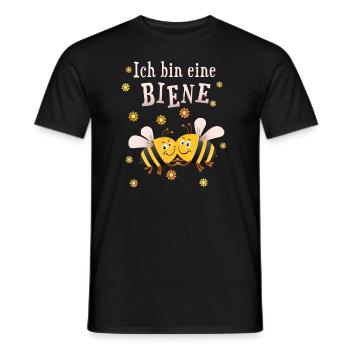 Biene Bienchen Bienen - Männer T-Shirt - Schwarz - Vorne - AI Model Male 178 light (178cm)