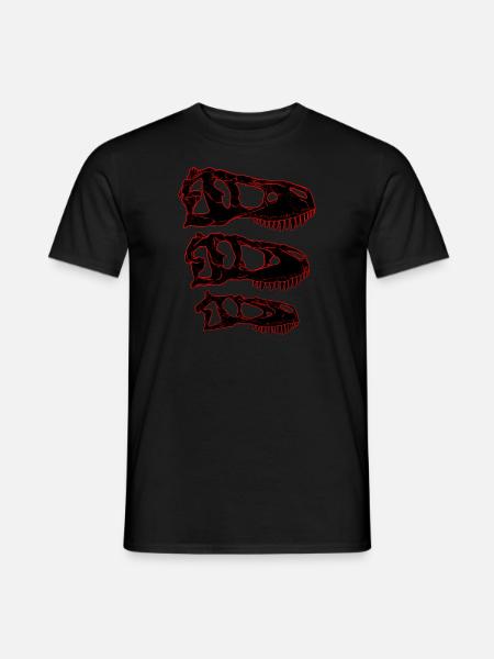Daspletosaurus Tarbosaurus Tyrannosaurus Rex - Männer T-Shirt - Schwarz