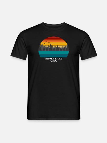 Silver Lake Ohio - Men's T-Shirt - black