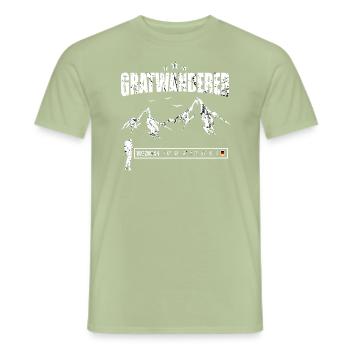 Watzmann Randonnée Berchtesgaden Königsee Watzmann - T-shirt homme - vert sauge - Devant - AI Model Male 178 light (178cm)