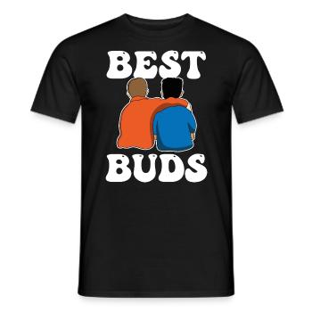 Meilleurs amis Meilleurs bourgeons Meilleur ami - T-shirt homme - noir - Devant - AI Model Male 178 light (178cm)