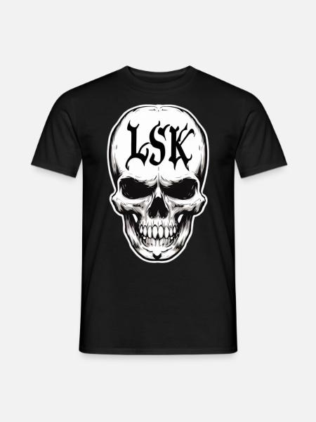 Toten kopf - Männer T-Shirt - Schwarz