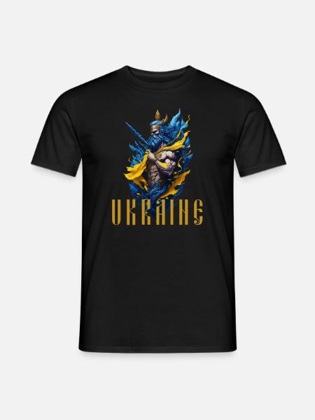 Ukraine Warrior Stop War - Men's T-Shirt - black