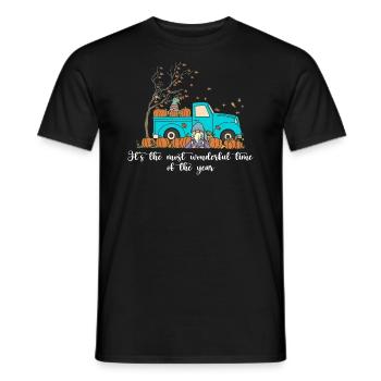 Herbst It's The Most Wonderful Time of The Year - Männer T-Shirt - Schwarz - Vorne - AI Model Male 178 light (178cm)