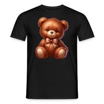 Nounours - T-shirt homme - noir - Devant - AI Model Male 178 light (178cm)