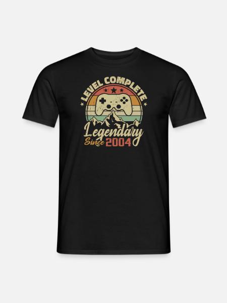 2004 Birthday Gift Complete Level - 2004 - Men's T-Shirt - black