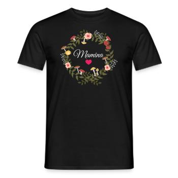 Mamina - Maman - Super mamie - T-shirt homme - noir - Devant - AI Model Male 178 light (178cm)