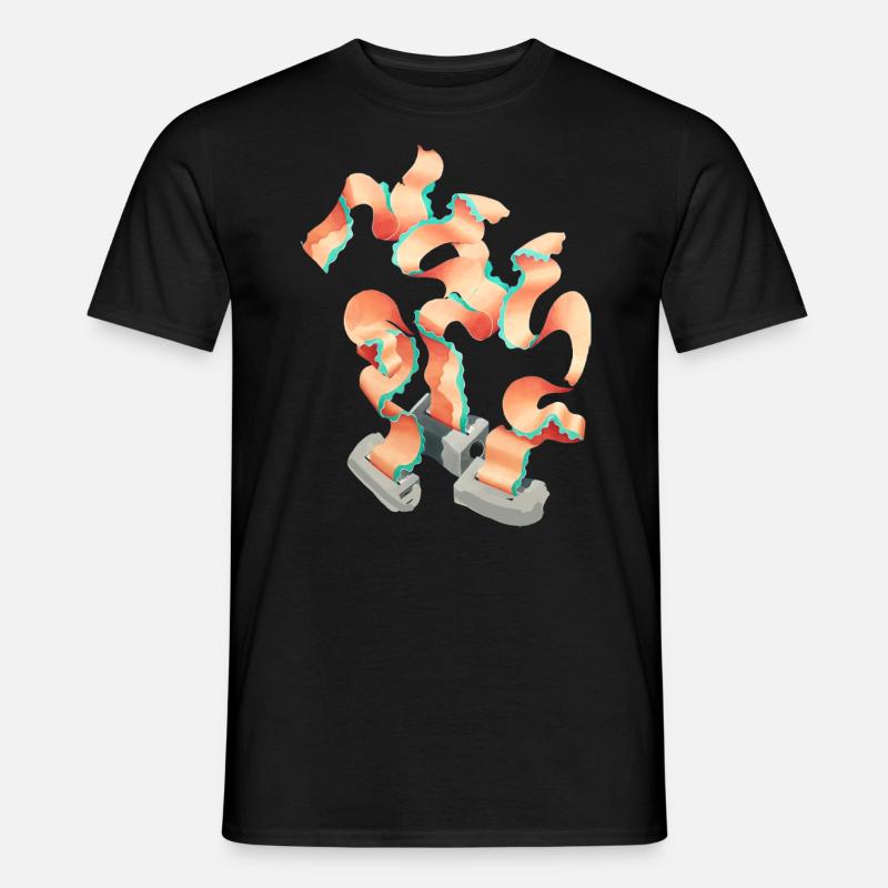 Pencil, Sharpener, Office, Abstract - Men’s T-shirt - black