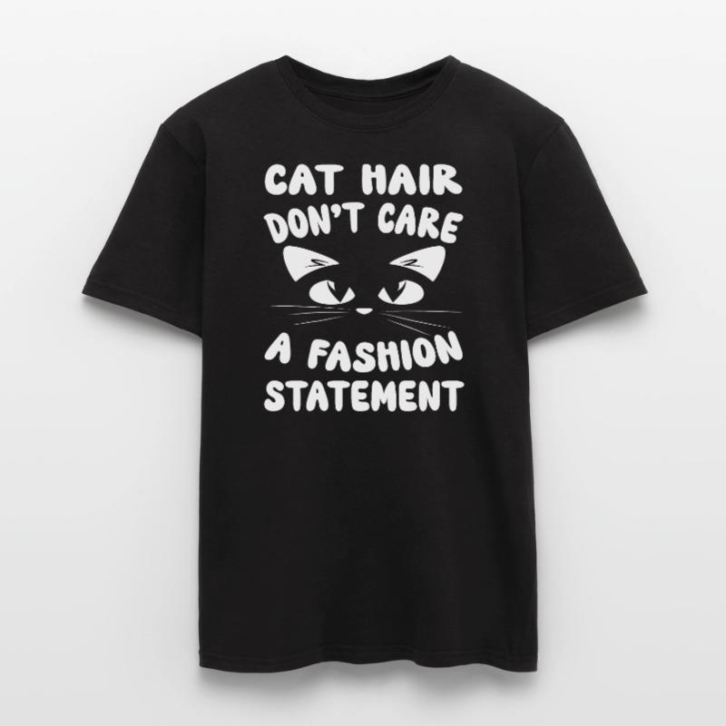 Les poils de chat ne se soucient pas d’une déclaration de mode - Katze T-shirt homme