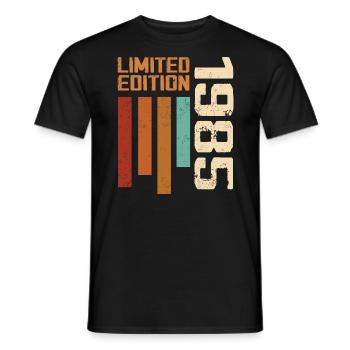 Jahrgang 1985 Geburtstagsgeschenk 1985 Retro 1985 - Männer T-Shirt - Schwarz - Vorne - AI Model Male 178 light (178cm)